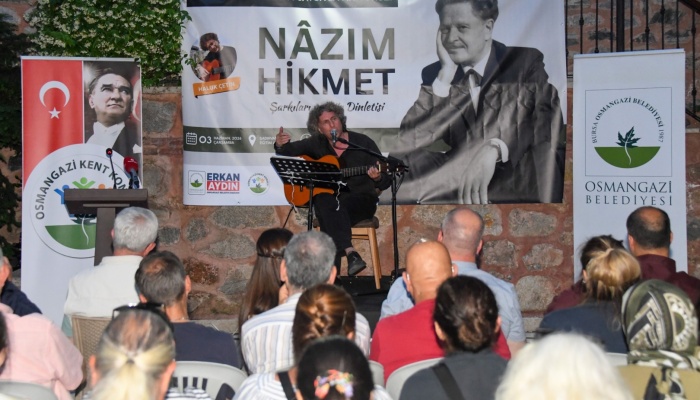 Nazım Hikmet Osmangazi’de Şiir ve Şarkılarla Anıldı