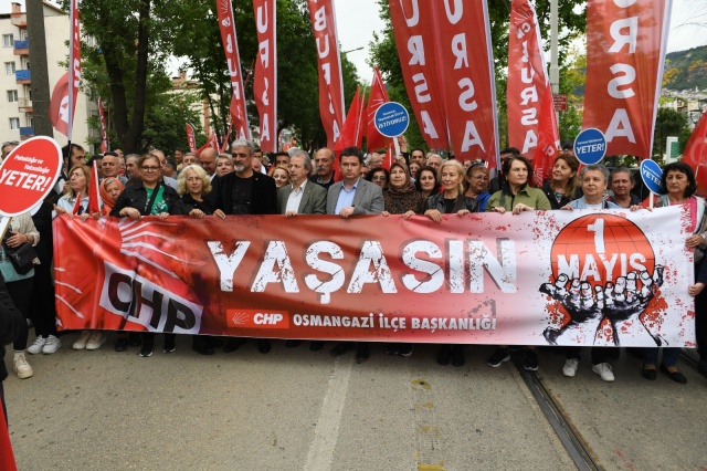 Başkan Aydın 1 Mayıs Yürüyüşüne Katıldı