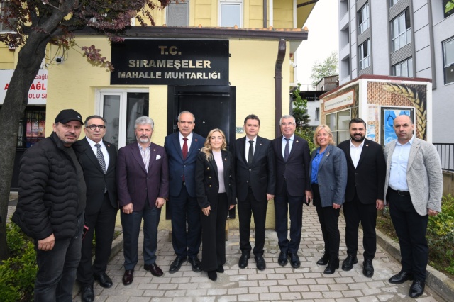 Başkan Aydın Sırameşeler’de Vatandaşın Nabzını Tuttu