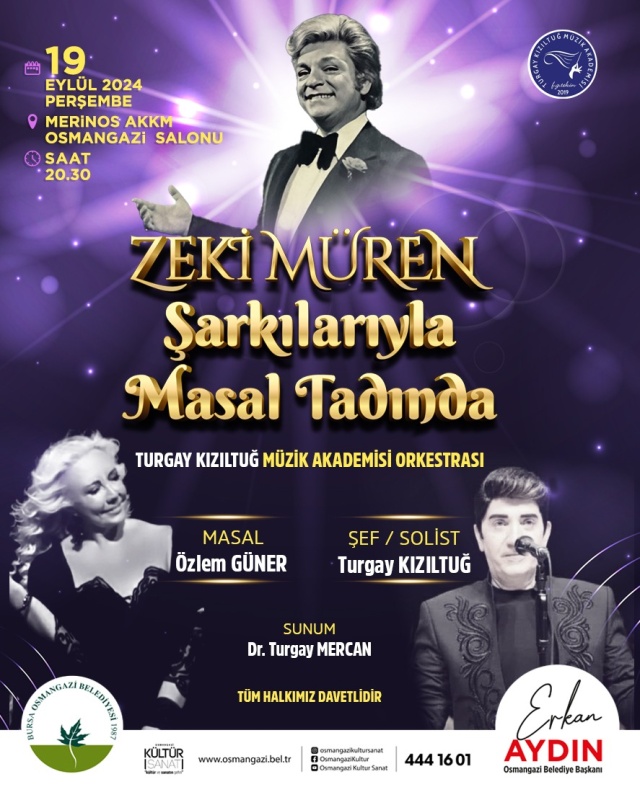 Sanat Güneşi Osmangazi’de Anılacak