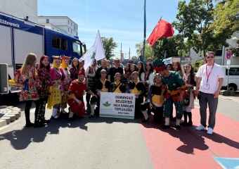 Almanya’daki Hessentag 2025 Festivali’nde Osmangazi Rüzgarı