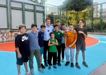 Basketbol Sahaları Liselilerin Tasarımlarıyla Güzelleşiyor