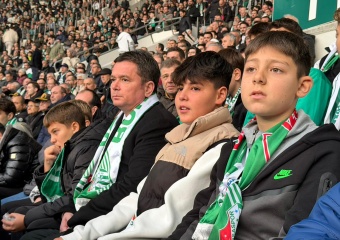 Başkan Erkan Aydın Bursaspor Coşkusunu Çocuklarla Yaşadı