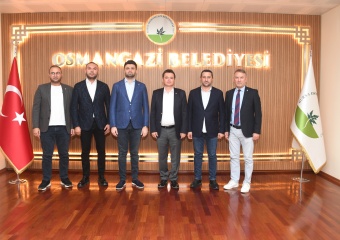 Başkan Aydın, Bursaspor Yönetimini Ağırladı