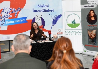 Oyuncu-Yazar Nilüfer Açıkalın, Osmangazili Edebiyatseverlerle Buluştu