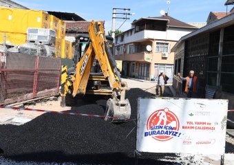 Osmangazi’de 9 Ayda 29 Bin Ton Asfalt Yaması Yapıldı
