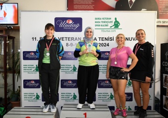 Ulusal Veteran Masa Tenisi Turnuvası sona erdi