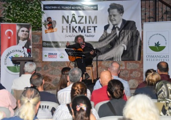Nazım Hikmet Osmangazi’de Şiir ve Şarkılarla Anıldı