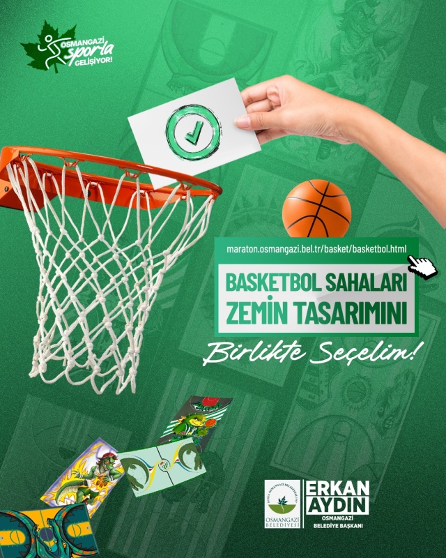 Osmagazi’deki Basketbol Sahalarını Liseli Gençler Şekillendirecek