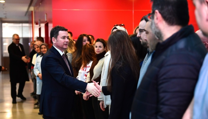Başkan Erkan Aydın Personeliyle Tek Tek Bayramlaştı