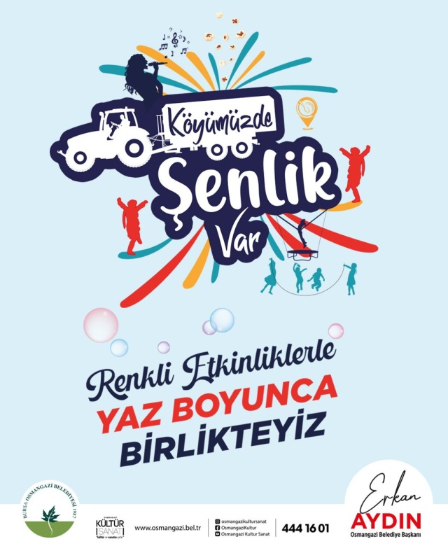 Osmangazi’nin Köylerinde Şenlik Başlıyor