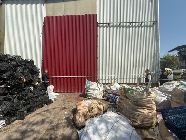 Osmangazi’de Tehlikeli Atık Döken Araca Ağır Ceza