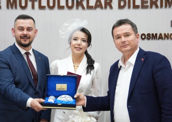 Başkan Erkan Aydın Yılın Son Nikahını Kıydı