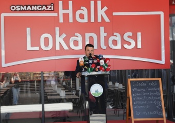 Bursa’nın İlk Halk Lokantası Açıldı