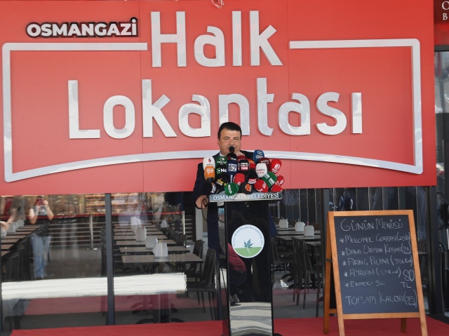 Bursa’nın İlk Halk Lokantası Açıldı