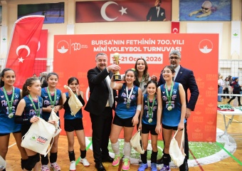 Mini Voleybol Turnuvası’nda Ödüller Sahiplerini Buldu