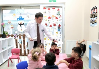 Başkan Erkan Aydın Mesleğini Çocuklara Tanıttı