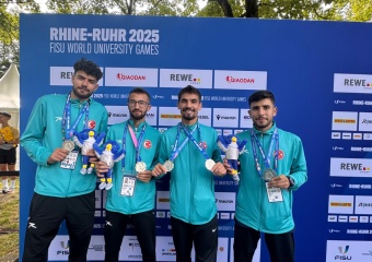 Osmangazili Atletin Milli Forma ile Madalya Sevinci