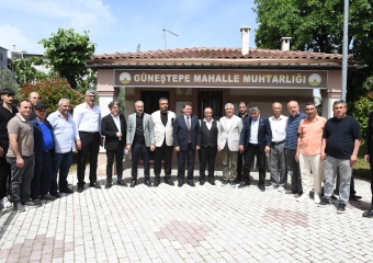 Başkan Erkan Aydın Güneştepe Sakinleriyle Bir Araya Geldi