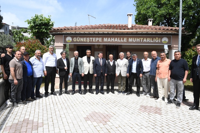 Başkan Erkan Aydın Güneştepe Sakinleriyle Bir Araya Geldi