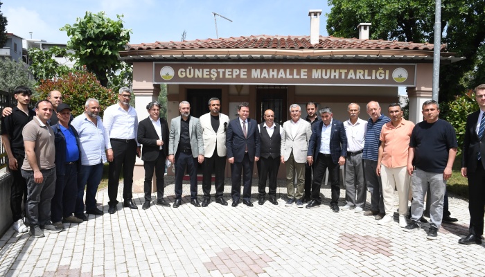 Başkan Erkan Aydın Güneştepe Sakinleriyle Bir Araya Geldi