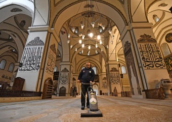 Ulu Camii Ramazan Teravihlerine Hazır