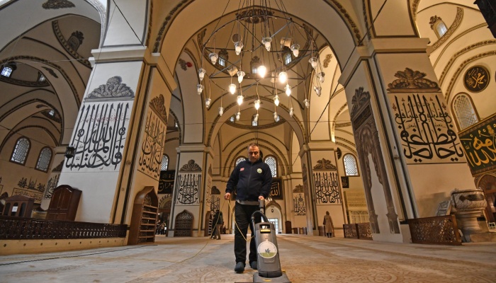 Ulu Camii Ramazan Teravihlerine Hazır