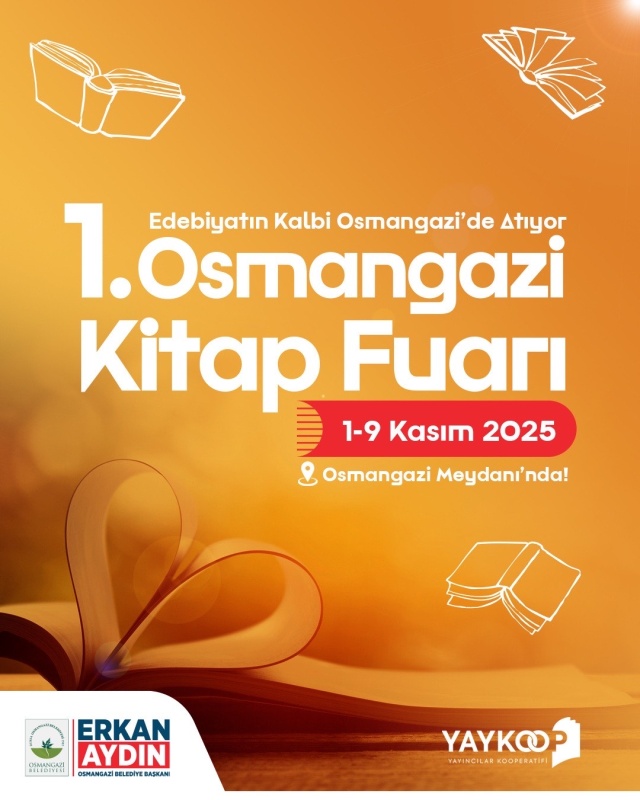 Osmangazi Kitap Fuarı Kapılarını Açıyor