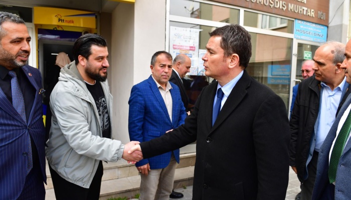 Başkan Aydın’ın Cuma Durağı Emek Mahallesi Oldu