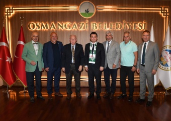 Bursaspor Yönetiminden Başkan Aydın’a Ziyaret