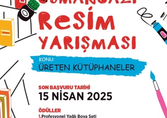 Osmangazi Belediyesi’nden ‘Üreten Kütüphaneler’ Konulu Resim Yarışması