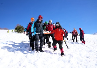 OSAD Ekipleri Çığ Senaryosunda Aktif Rol Aldı