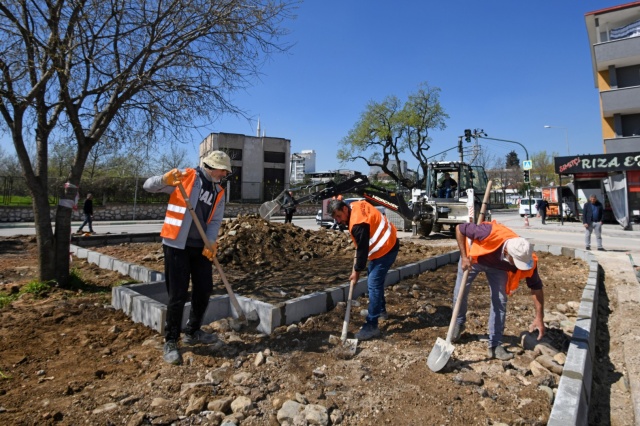 Osmangazi’den Hamitler’e 300 Tonluk Asfalt Desteği